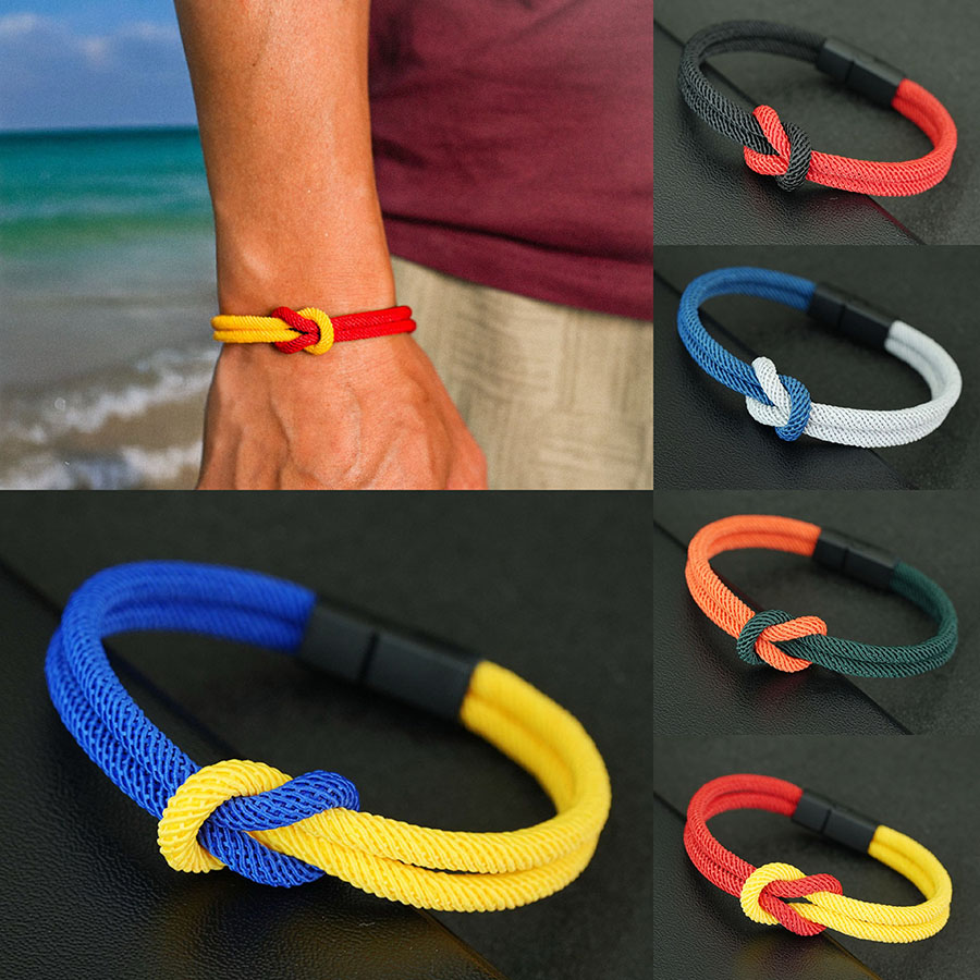 Street Fashion Milan - Gelang Tali Pria 5 Gaya Simpul