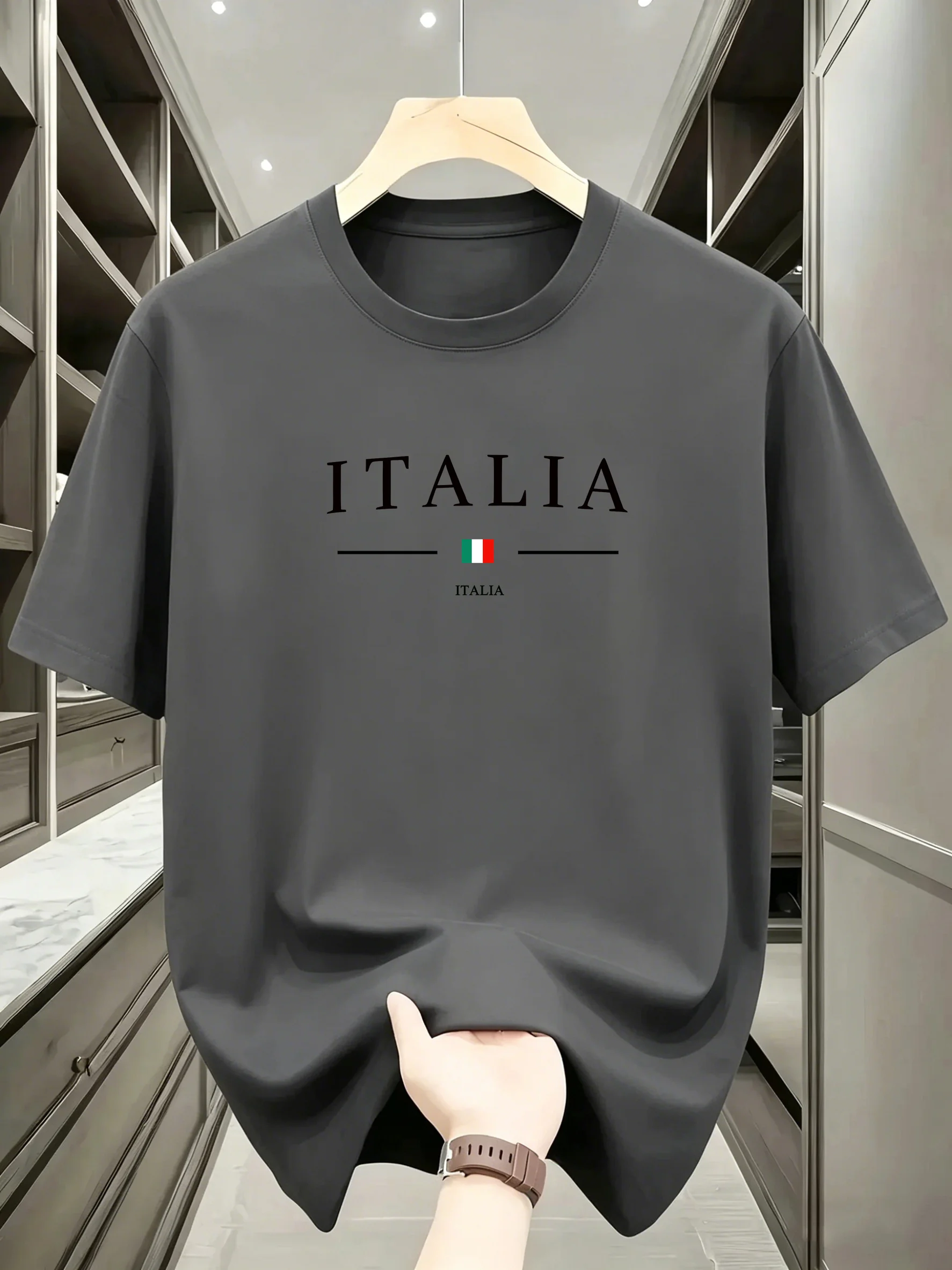 Street Fashion Milan - Kaus Olahraga Musim Panas Pria Cepat