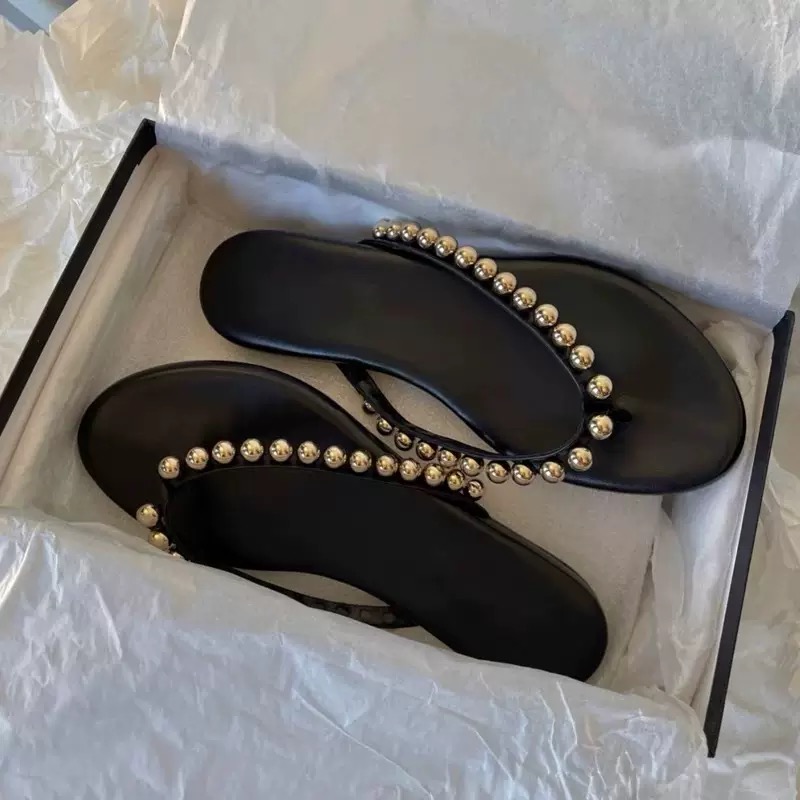 Street Fashion Walk - Sandal Jepit Wanita Musim Panas 2026,