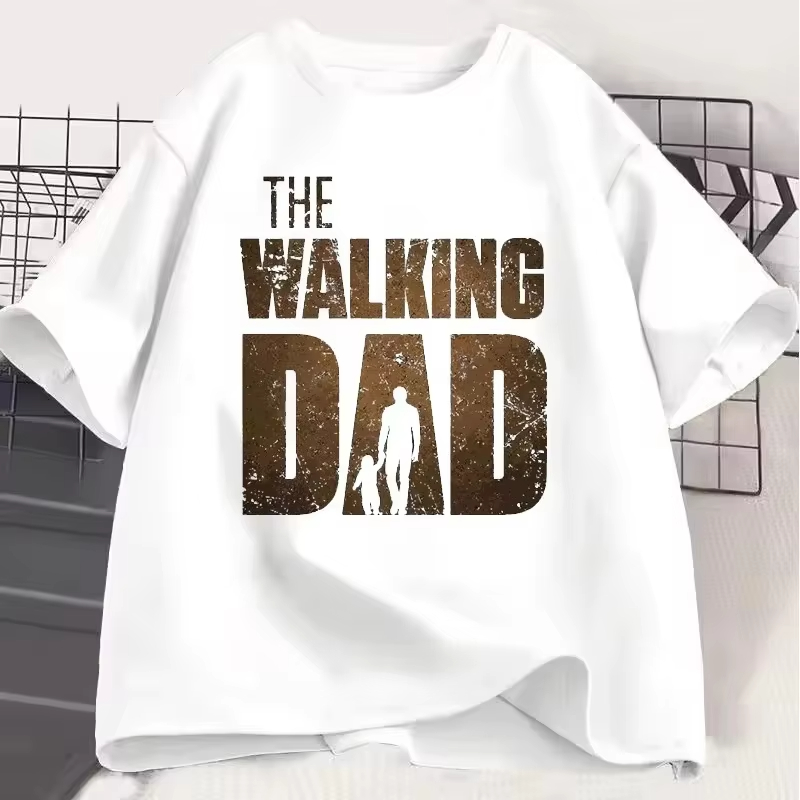 Street Fashion Walk - Kaos Pria The Walking Dad dengan