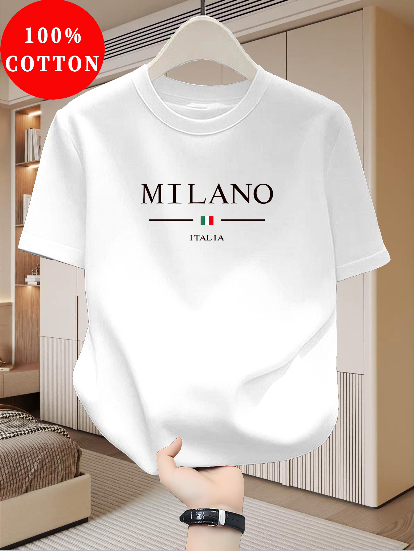 Street Fashion Milan - Atasan Musim Panas Pria dan Wanita