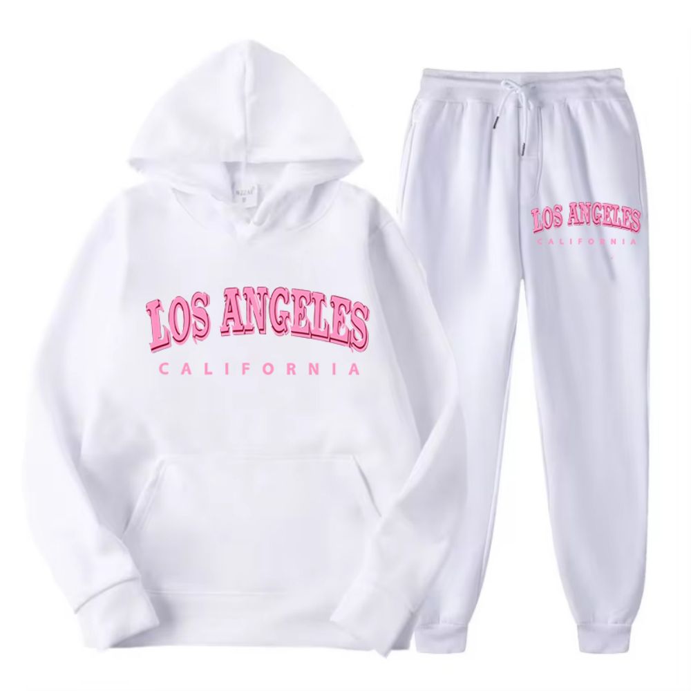 Street Fashion Los Angeles - Set dua potong Hoodie & celana