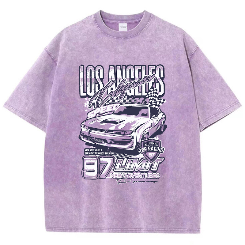 Street Fashion Los Angeles - California Los Extreme Racing T-Shirt pria