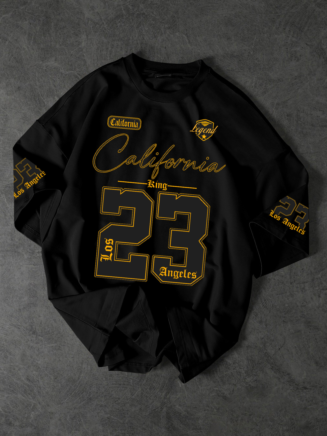 Street Fashion Los Angeles - Kaos Pria Amerika Retro California Los