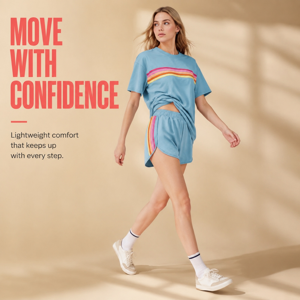 Setelan Olahraga Wanita 2 Poto - Street Fashion Dance ulasan dan harga