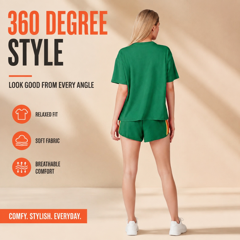 Setelan Olahraga Wanita 2 Poto - Street Fashion Dance ulasan dan harga