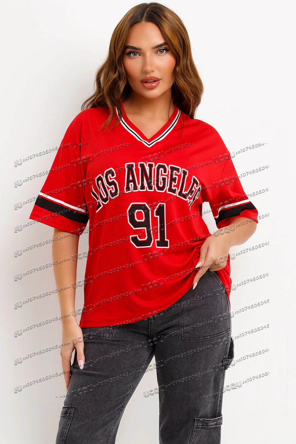 Kaus Jersey Pakaian Olahraga L - Street Fashion Los Angeles ulasan dan harga