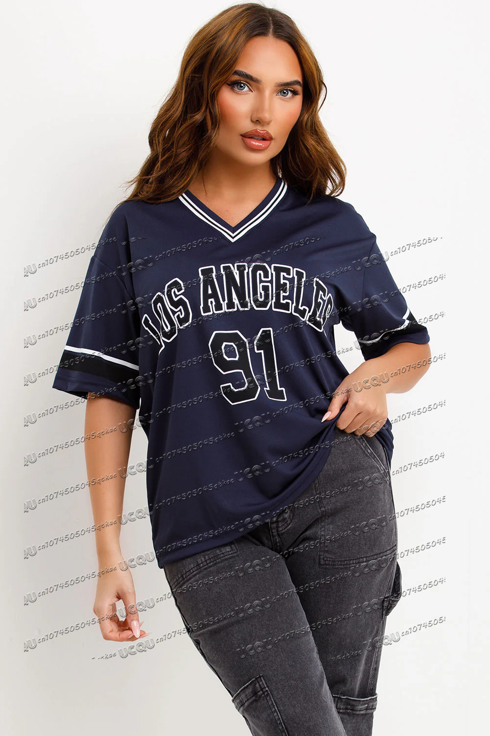 Kaus Jersey Pakaian Olahraga L - Street Fashion Los Angeles ulasan dan harga