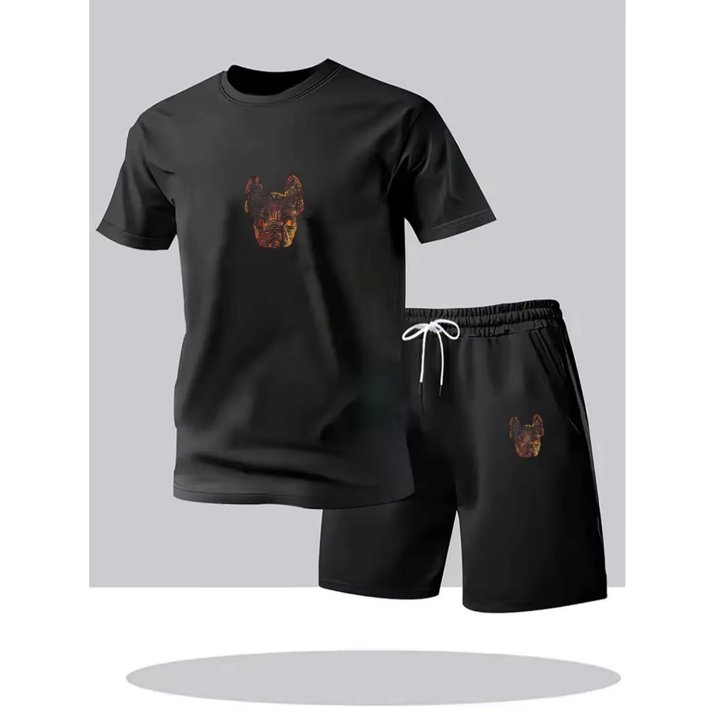 Set Lengan Pendek Fashion Pria - Street Fashion Tshirt ulasan dan harga