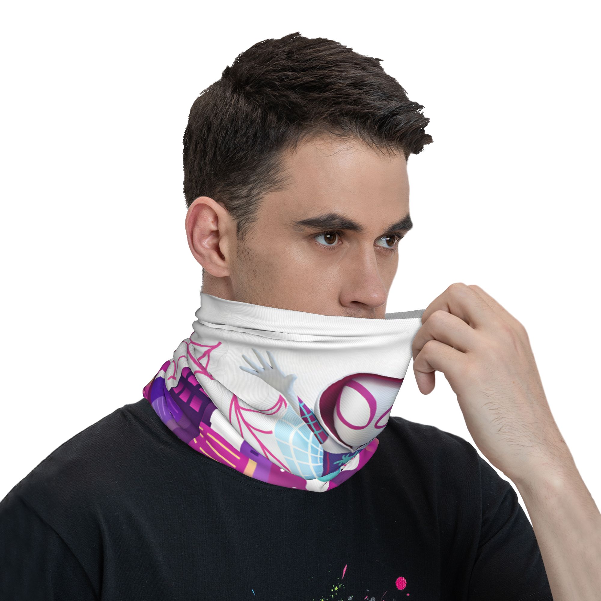 Bandana Spider Ghost Gwens Vin - Balaclava Face Mask ulasan dan harga