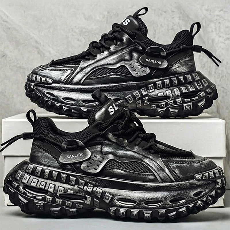 Sepatu Sneakers Chunky Dad Uku - Street Fashion Walk ulasan dan harga