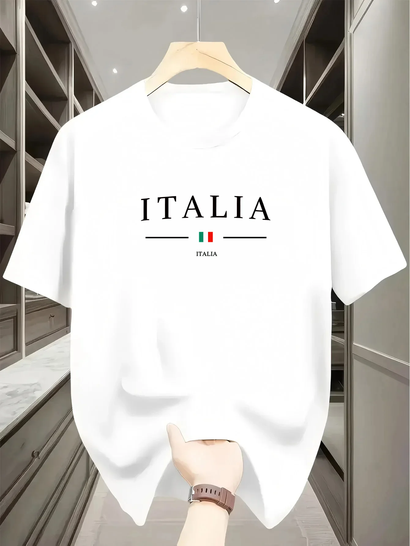 Kaus Olahraga Musim Panas Pria - Street Fashion Milan ulasan dan harga