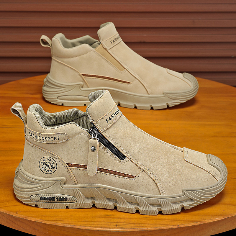 Sepatu Bot Pendek Pria Kasual  - Street Fashion Walk ulasan dan harga