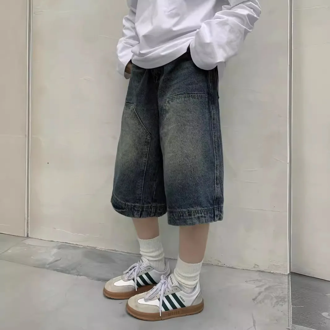 Celana Pendek Jeans Baggy Vint - Street Fashion Denim ulasan dan harga