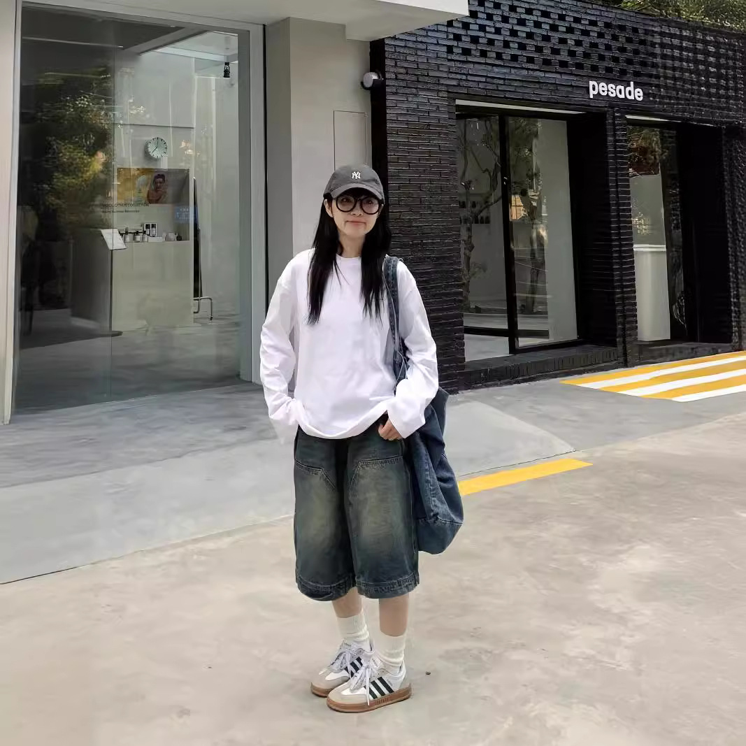 Celana Pendek Jeans Baggy Vint - Street Fashion Denim ulasan dan harga
