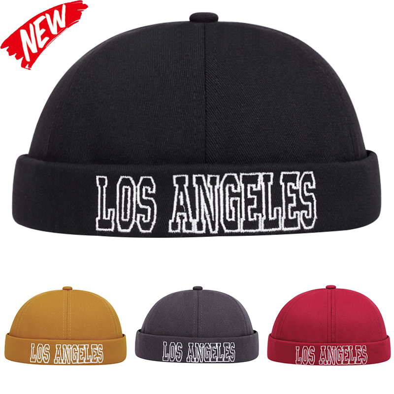 Topi Beanie mode bordir LOS AN - Street Fashion Los Angeles ulasan dan harga