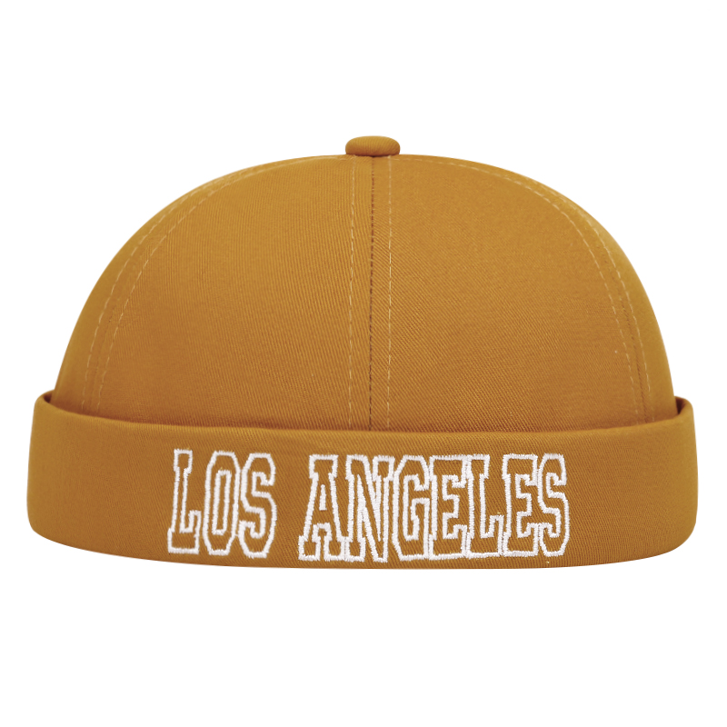 Topi Beanie mode bordir LOS AN - Street Fashion Los Angeles ulasan dan harga