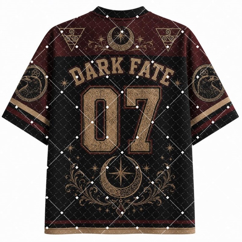 Kaos Jersey V-Neck Motif Dark  - Street Fashion Dance ulasan dan harga