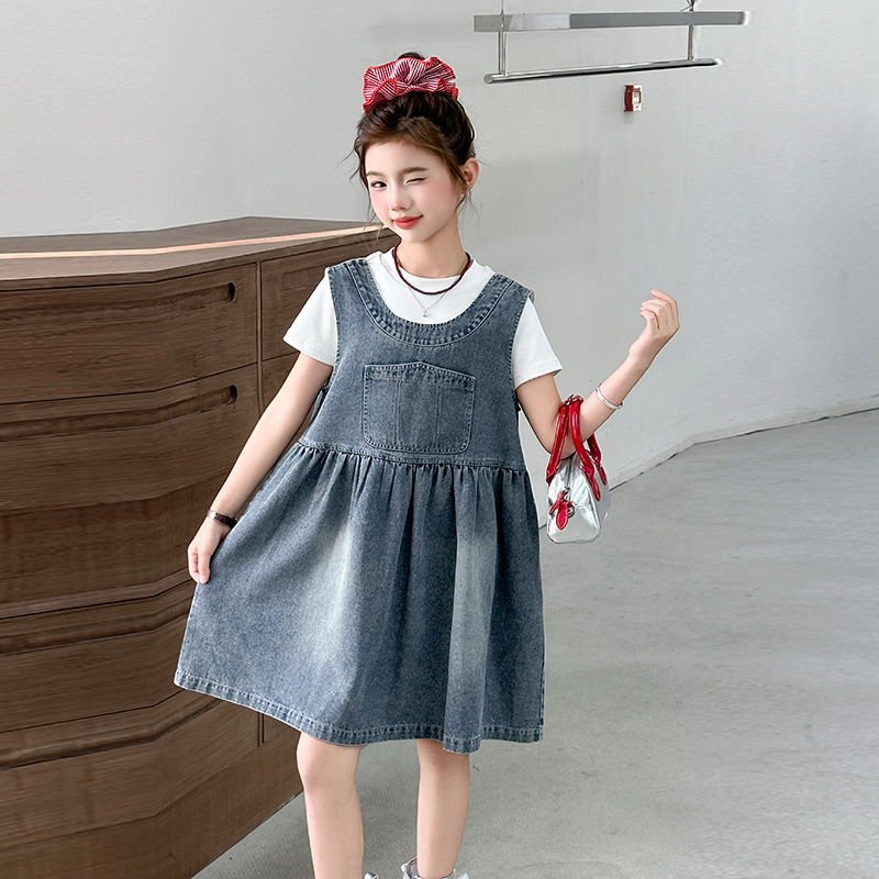 Pakaian Fashion Anak-anak yang - Street Fashion Denim ulasan dan harga