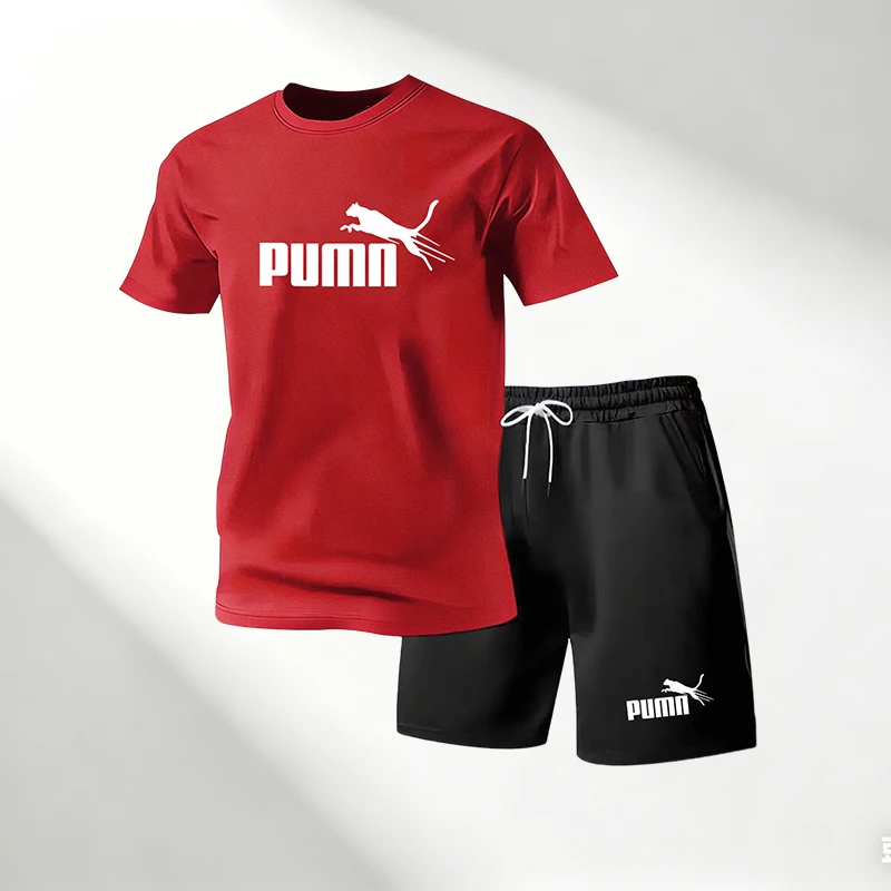 Promo Panas 2026 Set Kaos Pria - Street Fashion Tshirt ulasan dan harga