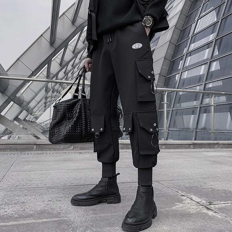 HKSH celana kargo gaya Safari  - Techwear Pants Tactical ulasan dan harga