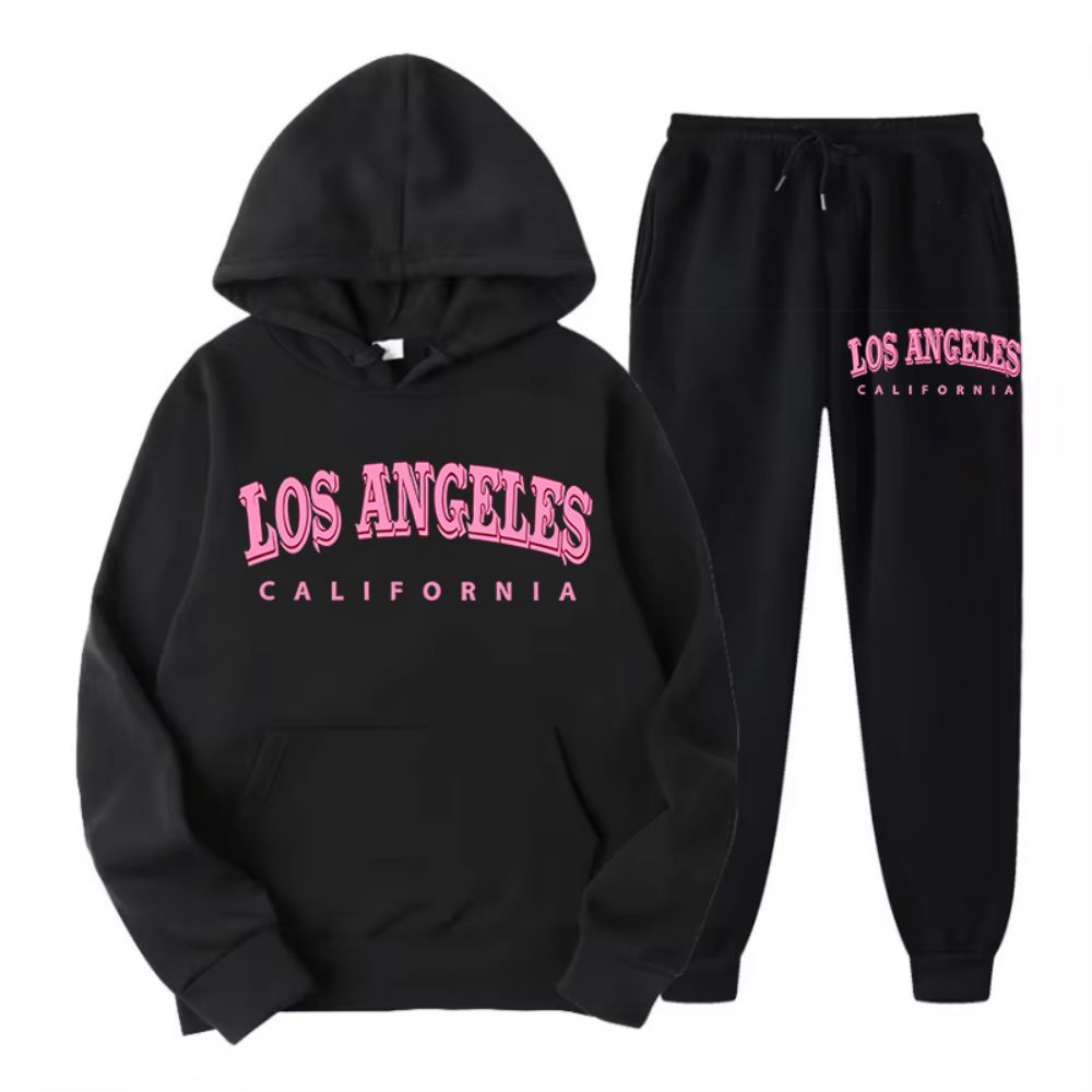 Set dua potong Hoodie & celana - Street Fashion Los Angeles ulasan dan harga