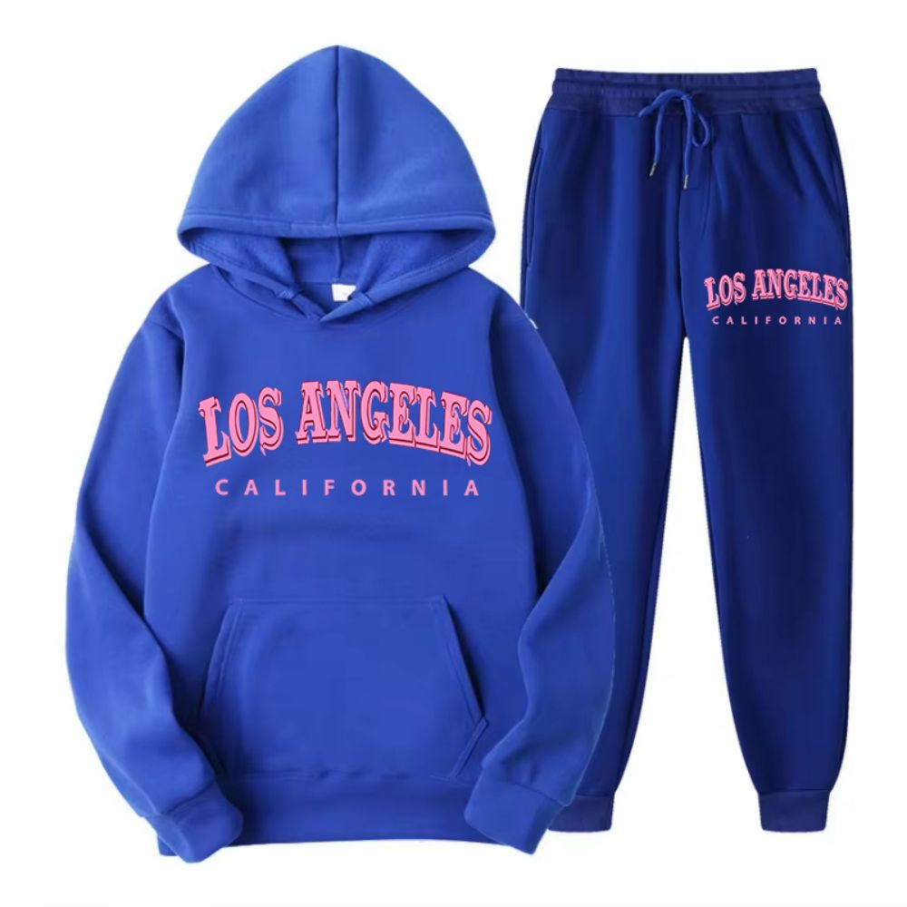 Set dua potong Hoodie & celana - Street Fashion Los Angeles ulasan dan harga