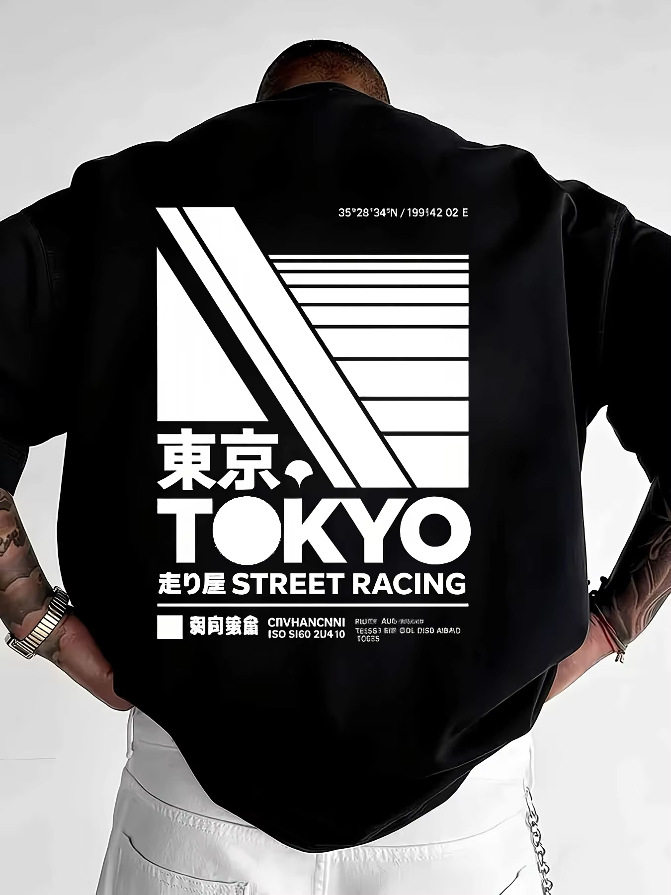 Kaos Print Gaya Jalanan Tokyo  - Street Fashion Tokyo ulasan dan harga