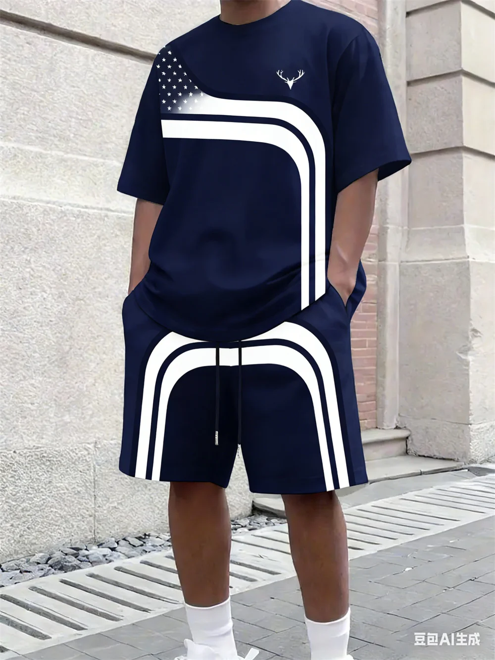 Setelan Kaos dan Celana Pendek - Street Fashion Tshirt ulasan dan harga