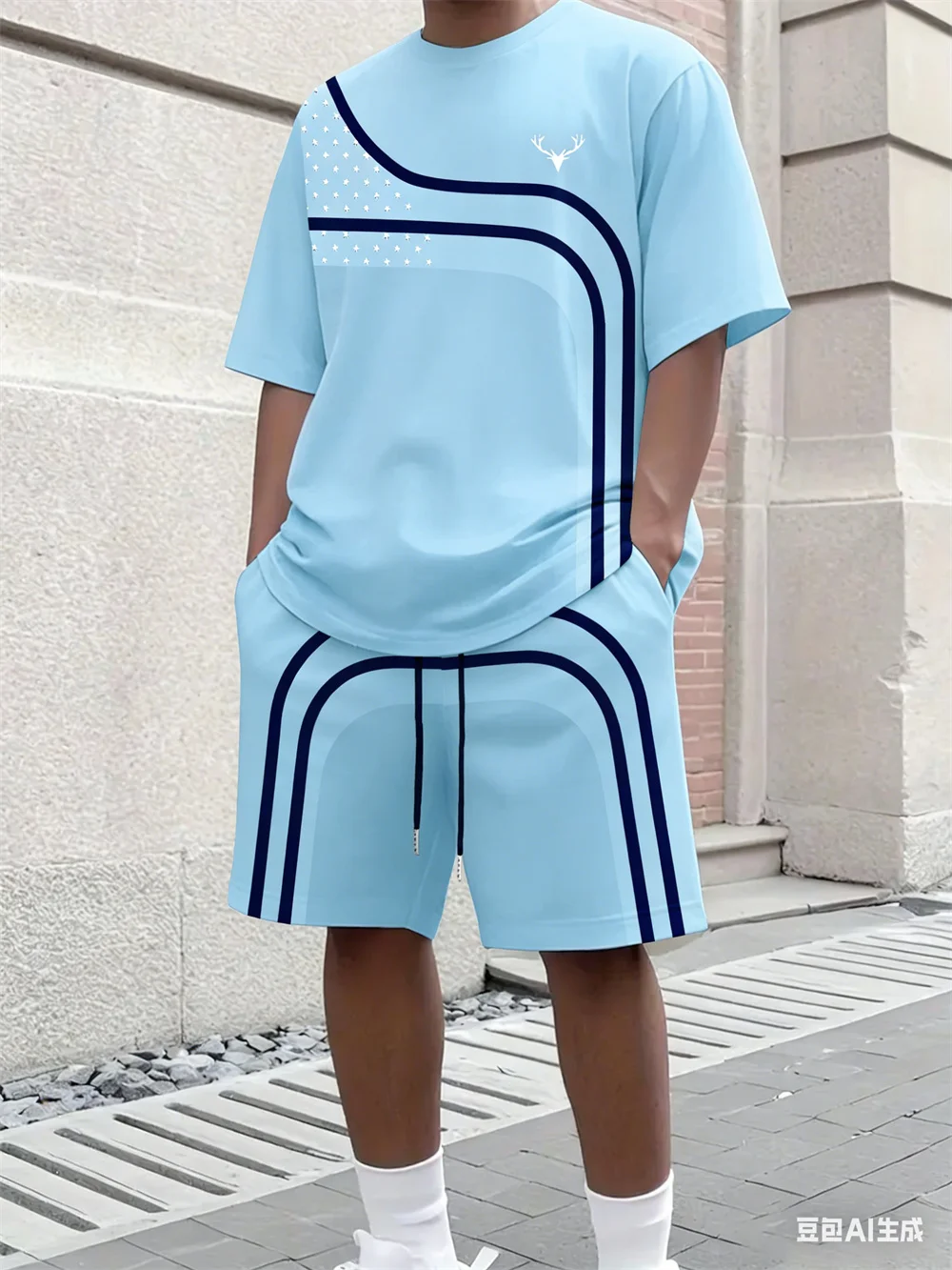 Setelan Kaos dan Celana Pendek - Street Fashion Tshirt ulasan dan harga