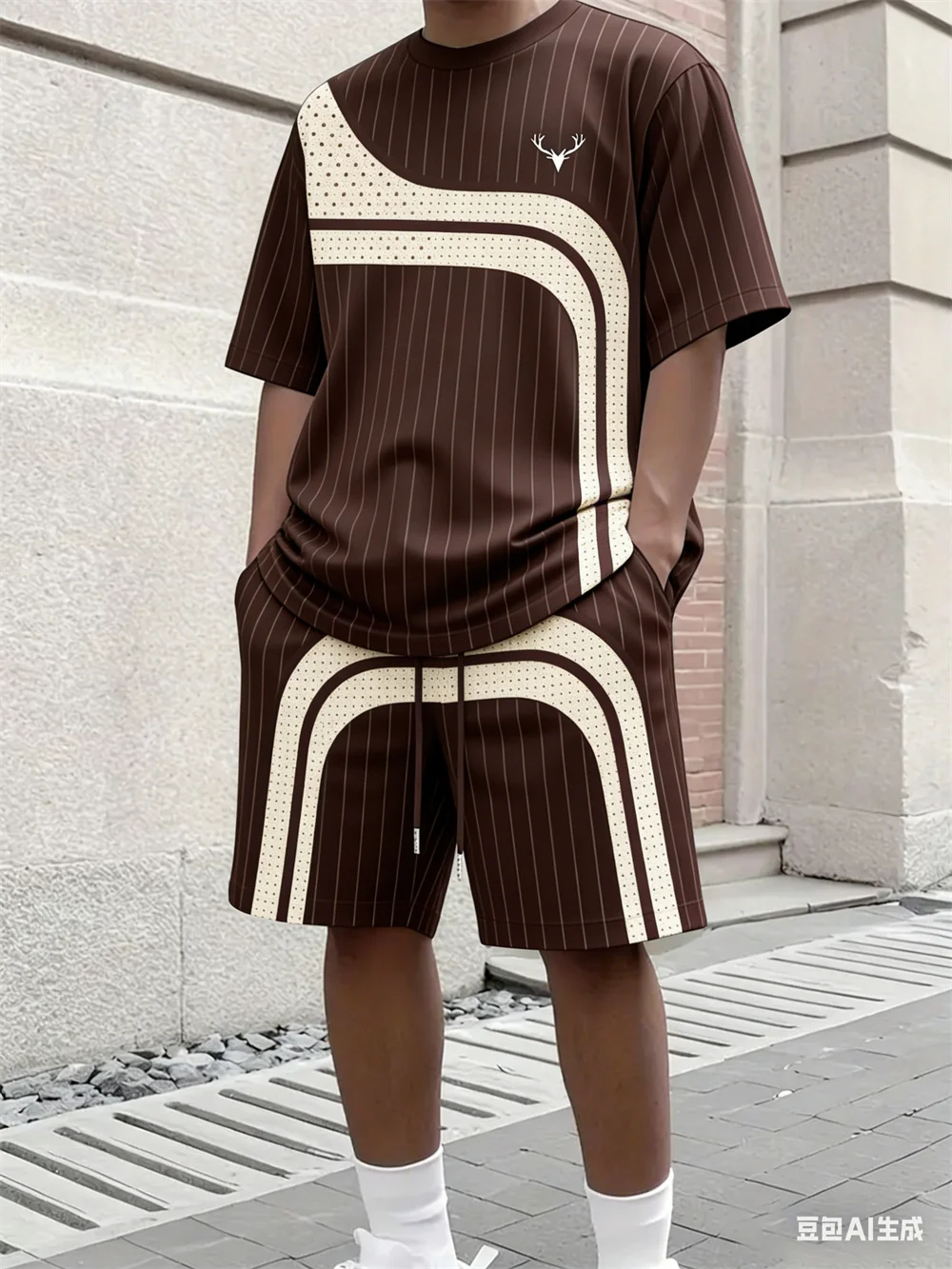 Setelan Kaos dan Celana Pendek - Street Fashion Tshirt ulasan dan harga