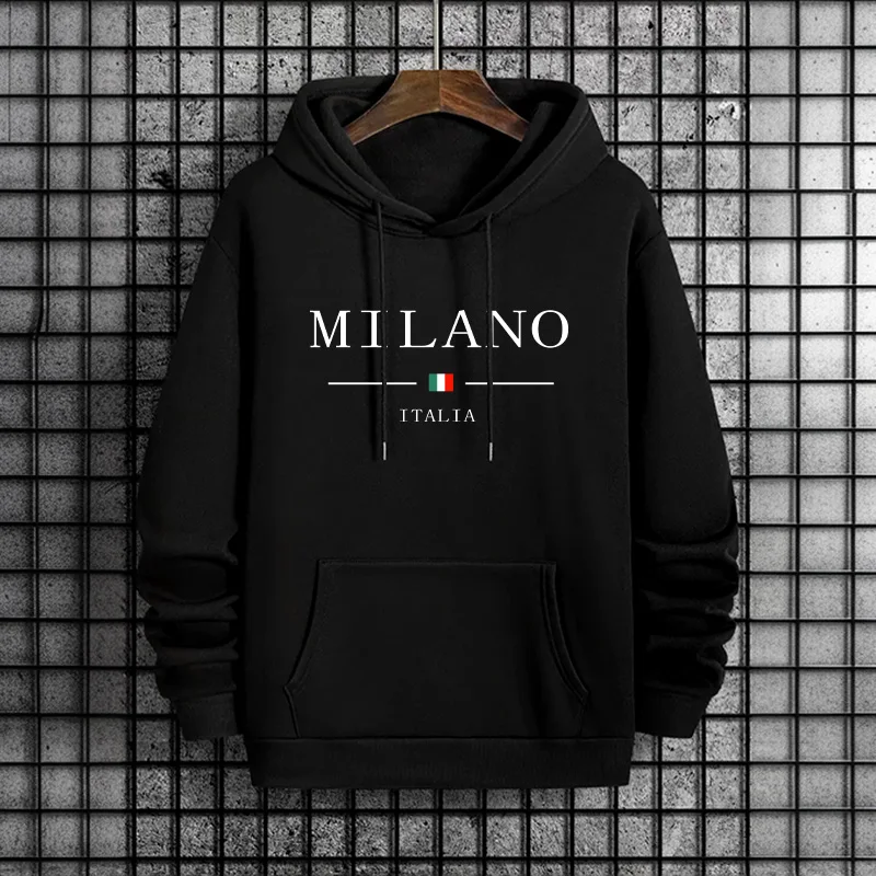 Hoodie Pria Fashion Milan Ital - Street Fashion Milan ulasan dan harga
