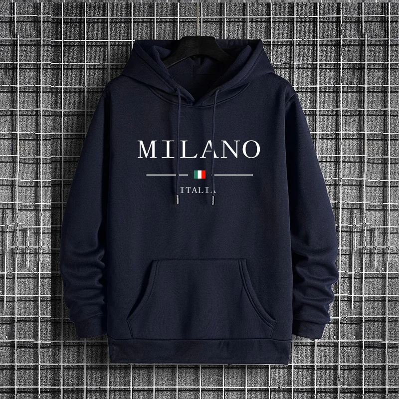Hoodie Pria Fashion Milan Ital - Street Fashion Milan ulasan dan harga