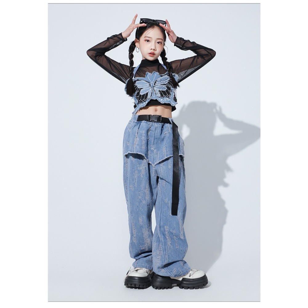 Set Tari Jazz Hip Hop Rompi Ku - Street Fashion Denim ulasan dan harga