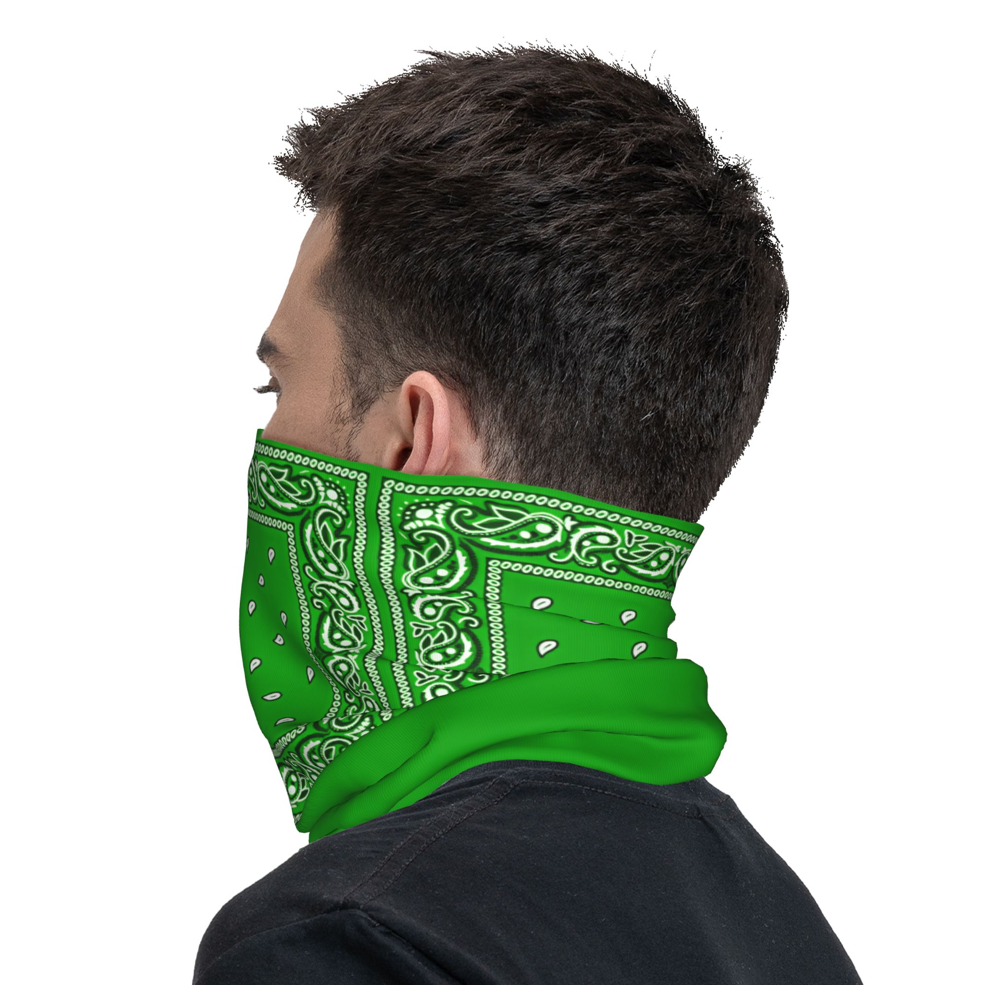 Bandana Hijau Keren, Masker Be - Balaclava Face Mask ulasan dan harga